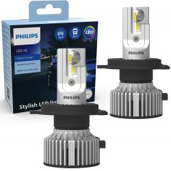 2x bombillas H4 para luz delantera LED Ultinon Pro3021 11342U3021X2 - Philips 12V y 24V