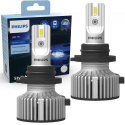 2x bombillas HB3 HB4 para luz delantera LED Ultinon Pro3021 11005U3021X2 - Philips 12V y 24V 20W 1800lms