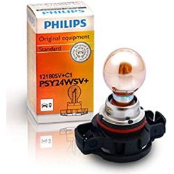 1x PY24W Silver Bulb Philips - PY24WSV+ - 12274SV+C1 - Front Indicator