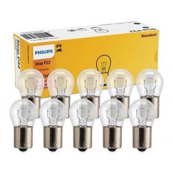 10x Bombillas Philips P22 15W Visión Estándar 12401CP BA15s 12V