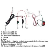 Fog and long-range LED lights for  CFORCE 625 - CF MOTO