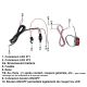 Światła LED dalekiego zasięgu + światła przeciwmgielne do X10 350 (M76) - PIAGGIO/VESPA- 40W - Aluminium - BW001
