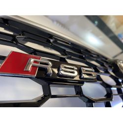 CALANDRE Audi RS5 Pour A5  B9 2017 - 2020 Look RS5 Gris - QUATTRO Nid d'abeille