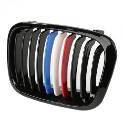 2x BMW E46 grill - Series 3 - 4 doors - 98-01 - M-color - Blue White Red
