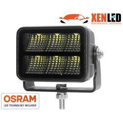 3.4" 30W XenLEd LED Headlight with OSRAM LED WIDE Beam - 2520Lms LED Bar R10 Approved
