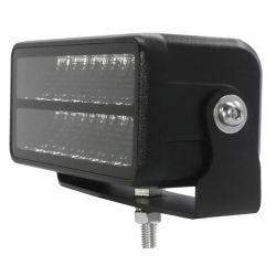 6x2.5" 60W XenLEd LED headlight with OSRAM LED SPOT beam - 5040Lms LED bar R10 approved