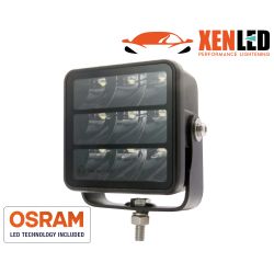 Faro LED XenLEd 3.4² 45W con fascio LED SPOT OSRAM - Barra LED 3780Lms Omologato R10