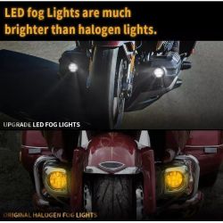 Kit additional LED lights Honda GL 1800 Goldwing 2012-2017 - 6500K - 54W - Homologated - BLACK