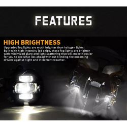 Kit luci LED supplementari Honda GL 1800 Goldwing 2012-2017 - 6500K - 54W - Omologate - NERO