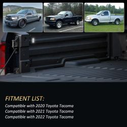 Kit d'éclairage de coffre / benne à Led RGB pour Toyota Tacoma 2020 2021 à télécommande
