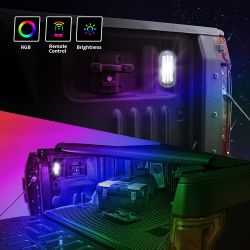 RGB Led Trunk Bed Light Trunk Lighting Kit For Ford F-150 F-250 2015 - 2023