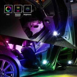 Luz de panel de puerta LED RGB Puerta de cortesía Toyota Prius, 4Runner, Mirai, land cruiser