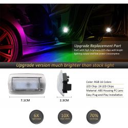 Pannello porta LED RGB Porta di cortesia Toyota Prius, 4Runner, Mirai, land cruiser