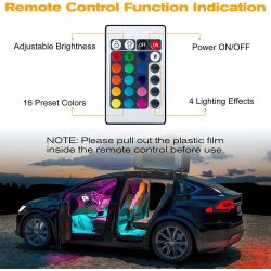 Pannello porta LED RGB Porta di cortesia Tesla Model S / 3 / X / Y