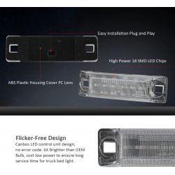 Kit di illuminazione per bagagliaio a luce led RGB per Dodge Ram 1500 a partire di 2016 (2500 / 3500....)