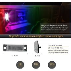 RGB-LED-Kofferraum-Bettlicht-Kofferraumbeleuchtungssatz für Dodge Ram 1500 ab 2016 (2500 / 3500....)