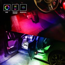 Luz LED RGB Cortesía Audi A3 A4 A5 A6 A7 Q5 Q7 TT - Maletero / guantera / Puertas - Los Pares