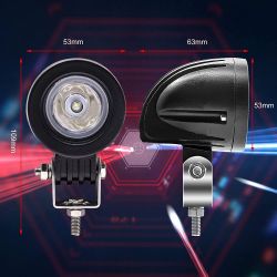 ADDITIONAL LED LIGHTS DRD 125 (DR1) - DERBI + HARNESS AND RELAY