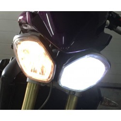 Kit LED h4 / BA20D / hs1 px43t / motorcycle head light 40 / 45W - High gamm