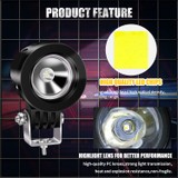LUZES LED ADICIONAIS - TPH 125 X-R (ZAPM02000) - PIAGGIO/VESPA - 10W + FEIXE E RELÉ ADAPTÁVEIS