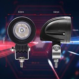 LUZES LED ADICIONAIS - TPH 125 X-R (ZAPM02000) - PIAGGIO/VESPA - 10W + FEIXE E RELÉ ADAPTÁVEIS