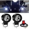 FEUX ADDITIONNEL LED - X9 125 SL (ZAPM23000) - PIAGGIO/VESPA - 10W + FAISCEAU ET RELAI ADAPTABLE