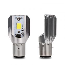Bi-LED bulb S2 BA20D M2S - 9-12Vdc - 5000K - 800lms - XENLED - 50W lighting - H6