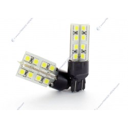Ampoule T20 W21/5W 7443 32 LED SMD CANBUS sans erreur - Blanc - Lampe de voiture