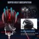 Faros adicionales de LED para XJR 1300 SP (RP022) - YAMAHA - 10W + HAZ Y RELÉ ADAPTABLE