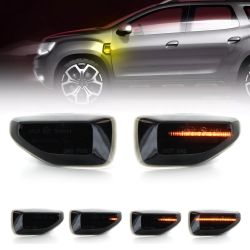 Dacia Duster, Logan, Sandero DYNAMISCHE SCROLLENDE LED-Rauchrepeater-Blinker