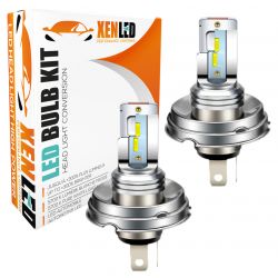 2 Ampoules Bi-LED R2 P45t Easy2 - 9-32Vdc - 5000K - 2500lms - XENLED - 100W d'éclairage