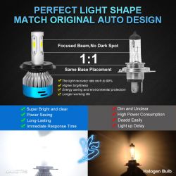 2 x bulbs h4 bi-LED headlight 50 / 55w - 6500k