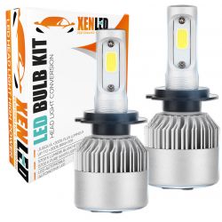 2 x Ampoules H7 LED HeadLight 75W - 6500K - 8000 Lumens - xenled