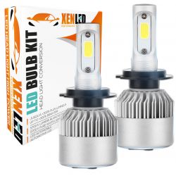 2 x H7-LED-Scheinwerferlampen 75 W – 6500 K – 8000 Lumen – xenled