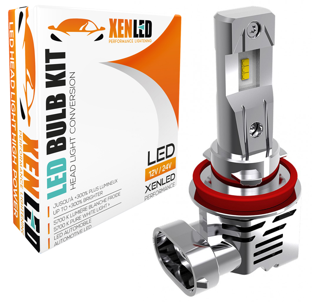 Bulb h8 h9 h11 led Terminator3 all-in-one real 3200lms canbus - x -  France-Xenon