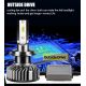 Kit h8 h11 lampadine LED FF2 ​​rotto - 5000lms - 6000 ° K - mini formato