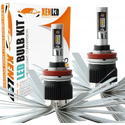 2 x Ampoules H11 LED XL6S 55W - 4600Lm - Courtes - 12V/24V