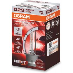1x bombilla de xenón D2S OSRAM NIGHT BREAKER LASER (NEXT GEN) Xenarc - 35W +200% 66240XNN 3 años de garantía