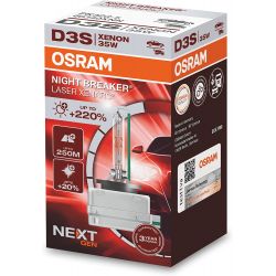 1x bombilla de xenón D3S OSRAM NIGHT BREAKER LASER (NEXT GEN) Xenarc - 35W +200% 66340XNN 3 años de garantía