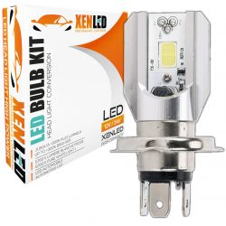 Lâmpada Bi-LED H4 M2S - 9-12Vdc - 5000K - 800lms - XENLED - Iluminação 50W