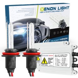 Kit Xénon H9 - 6000 °K - Ballast LUXE XPU FDR3+ voiture - 35W 12V - Système de conversion xénon