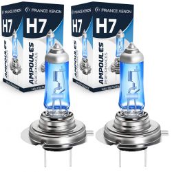 2 x H7 55W 12V SUPER WHITE -polttimot - FRANCE-XENON