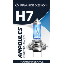 2 x Ampoules H7 100W 12V SUPER WHITE - FRANCE-XENON