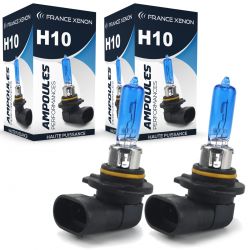 2 x H10 7500K PLASMA HOD-lampen - FRANKRIJK-XENON