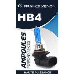 2 x Ampoules HB4 9006 55W 4300K SUPER WHITE - FRANCE-XENON