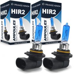 2 x HIR2 9012 4300K SUPER WITTE lampen - FRANKRIJK-XENON