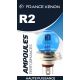 2 x Ampoules R2 P45t 45/40W 12V SUPER WHITE - FRANCE-XENON