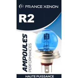 2 x r2 P45t bulbs 45 / 12V 40W super white - France-xenon