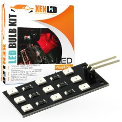 Módulo de substituição LED para VAG Audi* VW* & SEAT* para modelo 4E0 947 415 A - Powerful RED