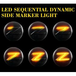 DYNAMIC SCROLLING Indicatori ripetitori LED fumé Nissan Nissan 370Z Z34 2009 – 2020